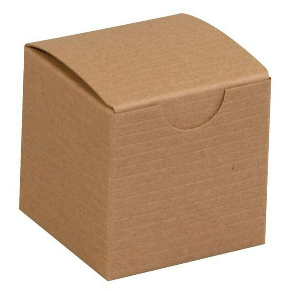 Office Depot Brand Gift Boxes, 2"L x 2"W x 2"H, 100% Recycled, Kraft, Case Of 200