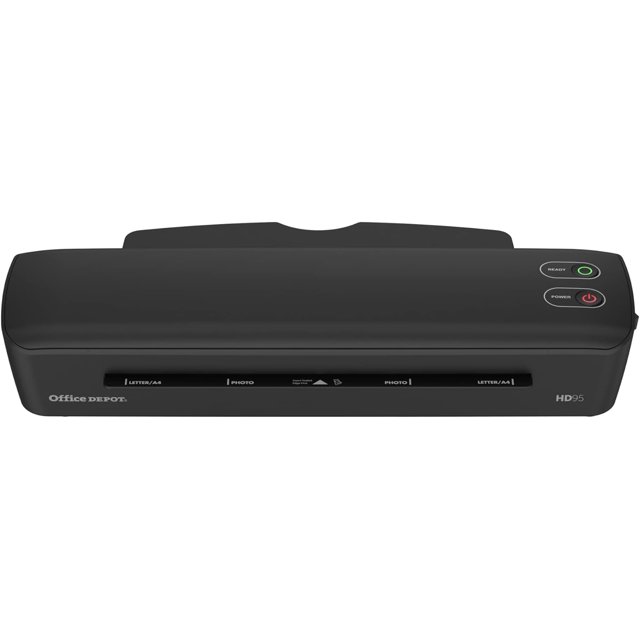 Office Depot® Brand HD95 Thermal Laminator, 91/2" Width, Black