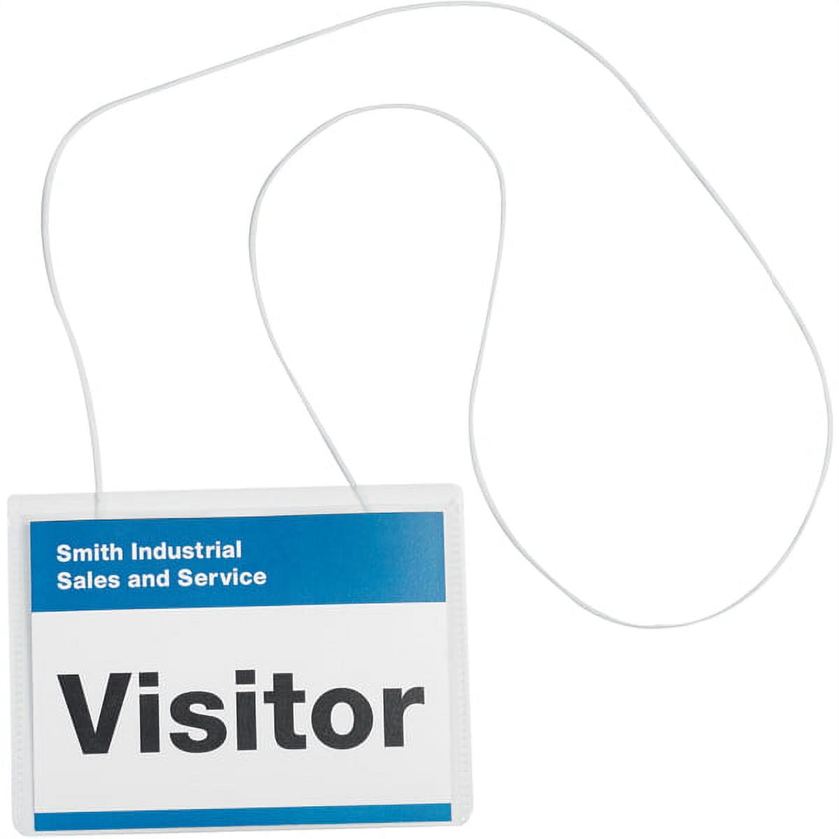 Office Depot® Brand Hanging Badge Holders, 4" x 3", Clear, Case Of 50