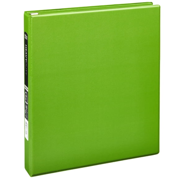 Office Depot Brand Heavy-Duty D-Ring Binder, 1" Rings, 59% Recycled, Army Green
