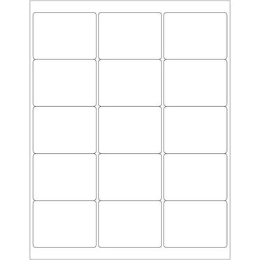 Office Depot® Brand Inkjet/Laser Labels, LL114, Rectangular, 2 11/16" x 2", White, Case Of 1,500