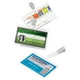 thumbnail image 1 of Office Depot® Brand Laminating Pouches, ID Badge With Clip, 5 Mil, 2.5" x 3.75", Pack Of 25, 1 of 2