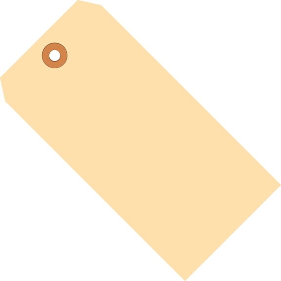 Office Depot® Brand Manila Shipping Tags, 15 Point, #12, 8" x 4", Box Of 500