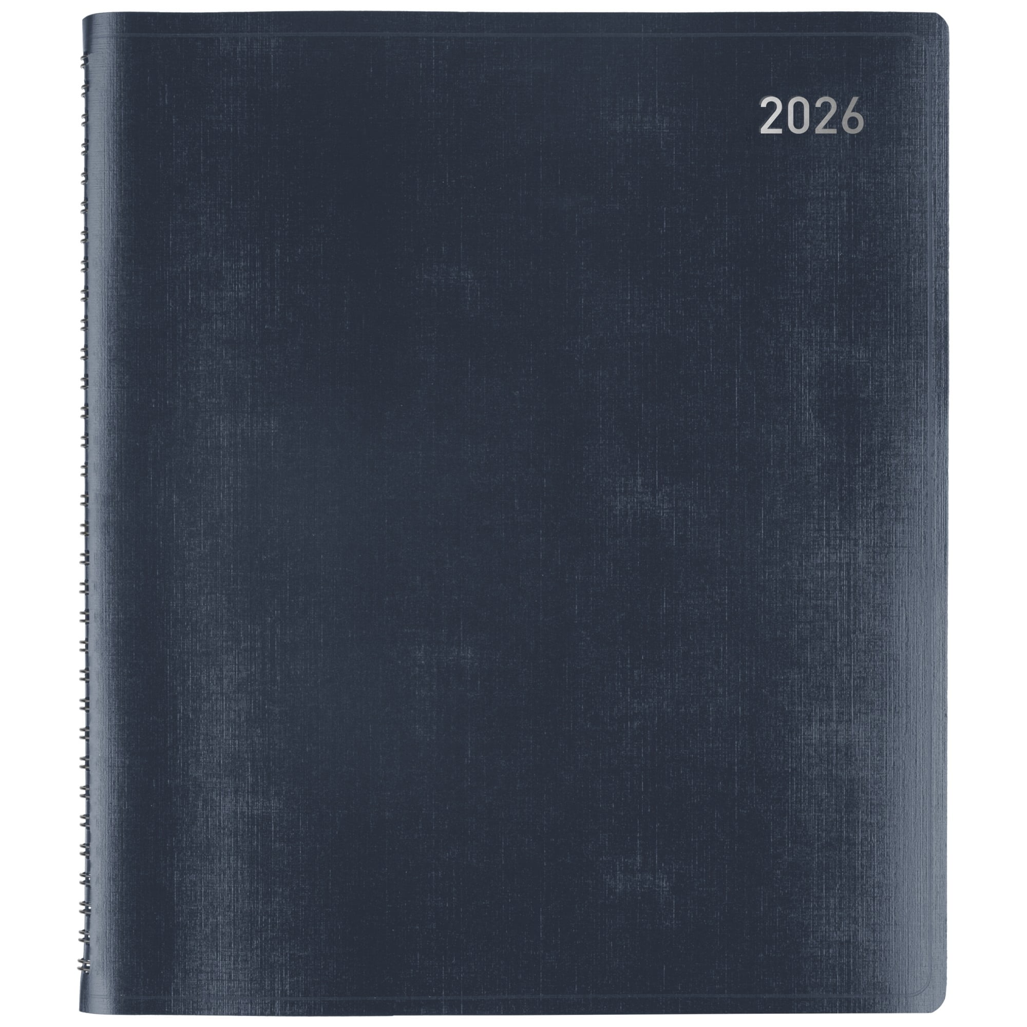 Office Depot Brand Monthly Planner, 9" x 11", Navy, January 2026 to January 2027, OD71071726