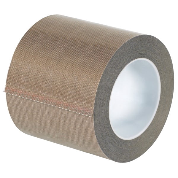 Office Depot® Brand PTFE Glass Cloth Tape, 3 Mils, 3" Core, 4" x 54', Brown