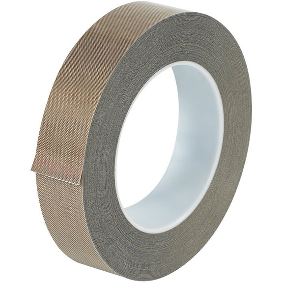 Office Depot® Brand PTFE Glass Cloth Tape, 5 Mils, 3" Core, 1" x 54', Brown