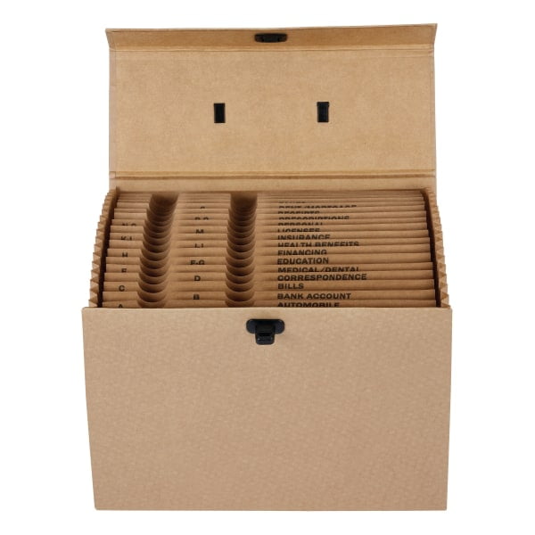 Office Depot® Brand Paper Heavy-Duty File, 19 Pocket, Expansion 3