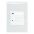 thumbnail image 1 of Office Depot® Brand Parts Bags With Hang Holes, 6" x 9", Clear/White, Case Of 1,000, 1 of 2