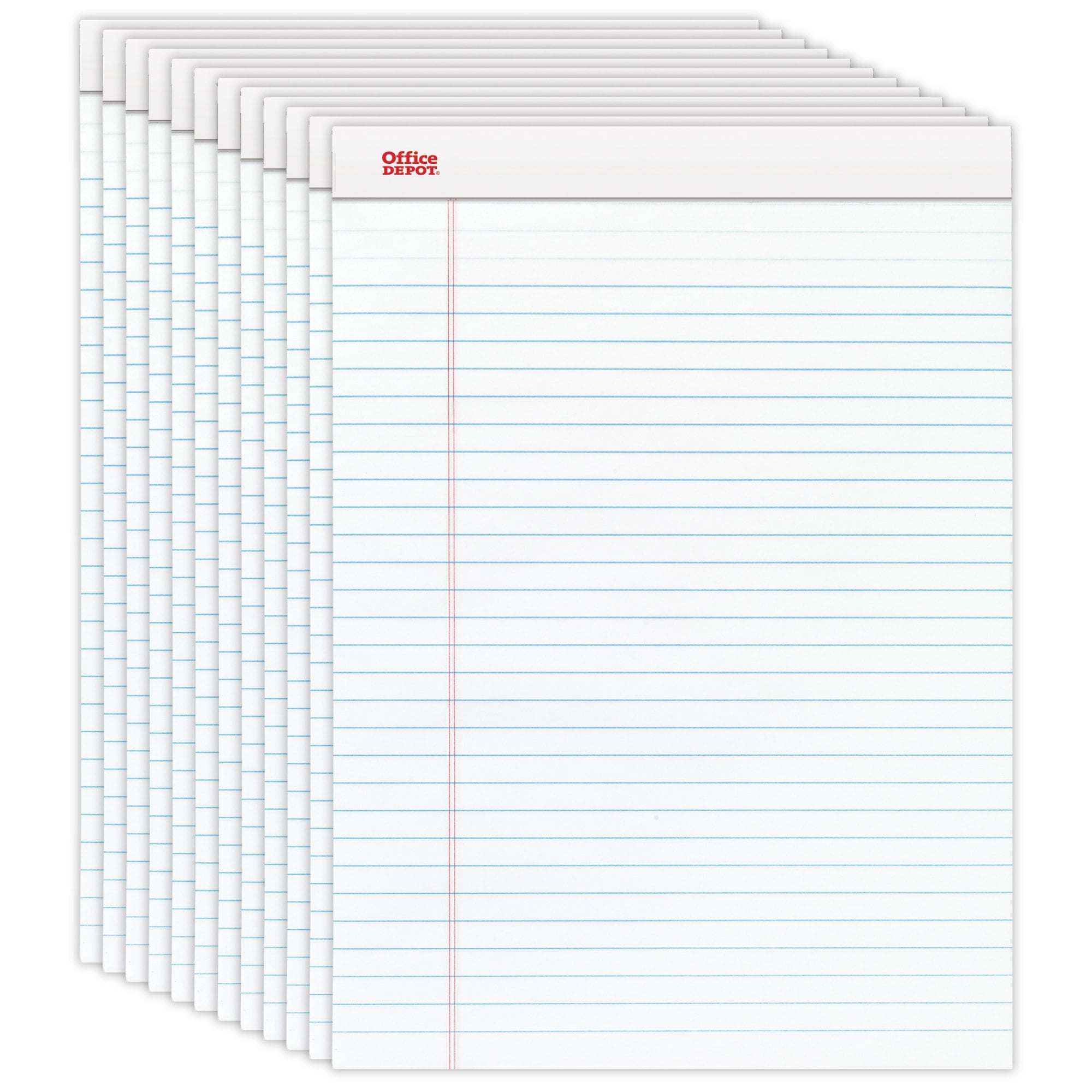 Office Depot Brand Perforated Writing Pads, 8 1/2"""" x 11 3/4