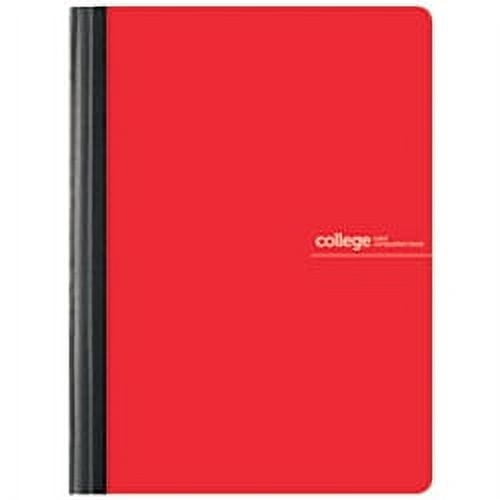 Office Depot Brand Poly Composition Book, 7 1/2" x 9 3/4", College Ruled, 160 Pages (80 Sheets), Red
