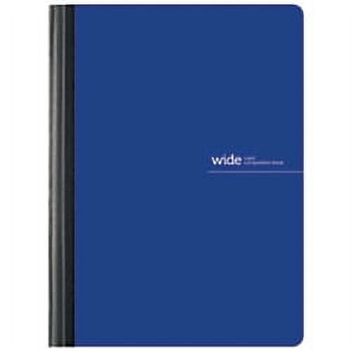 Office Depot Brand Poly Composition Book, 7 1/2" x 9 3/4", Wide Ruled, 160 Pages (80 Sheets), Blue