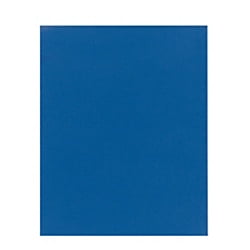 Office Depot Brand School-Grade 2-Pocket Paper Folder, Letter Size, Blue