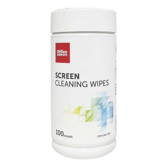 Office Depot Brand Screen-Cleaning Wipes, Pack Of 100