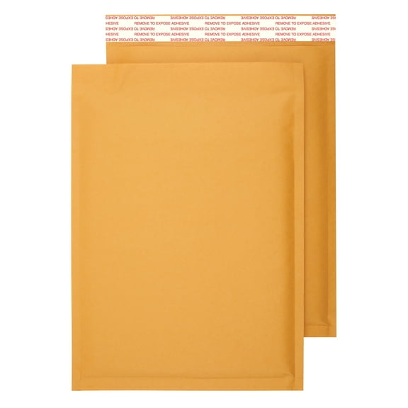 Office Depot Brand Self-Sealing Bubble Mailers, Size 2, 8 1/2" x 11", Pack Of 12