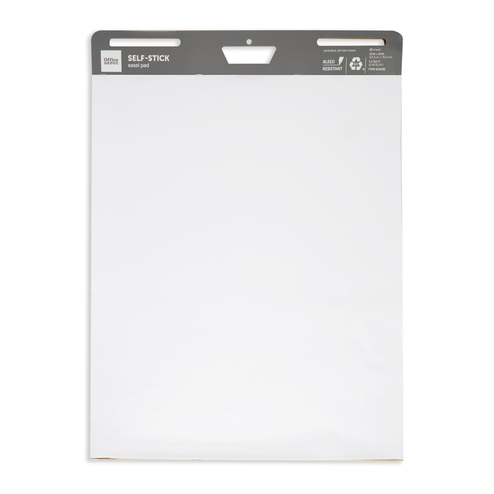 Office Depot® Brand SelfStick Easel Pad, 25" x 30", 30 Sheets, 80