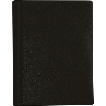 Office Depot® Brand Stellar Notebook With Spine Cover, 6" x 9-1/2", 3 Subject, College Ruled, 120 Sheets, Black