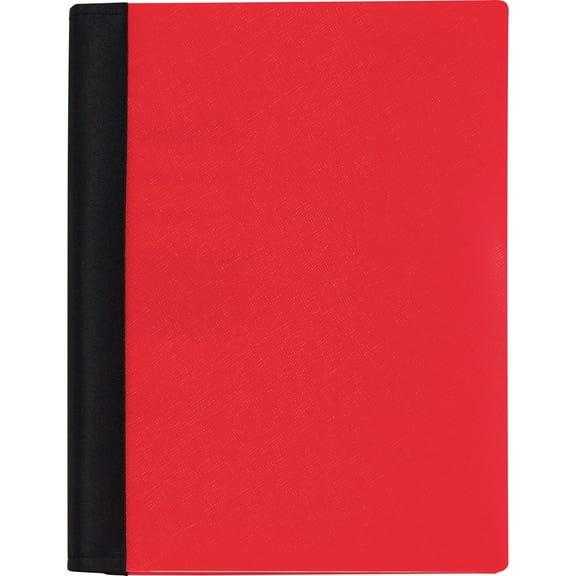 Office Depot Brand Stellar Notebook With Spine Cover, 6" x 9-1/2", 3 Subject, College Ruled, 120 Sheets, Red