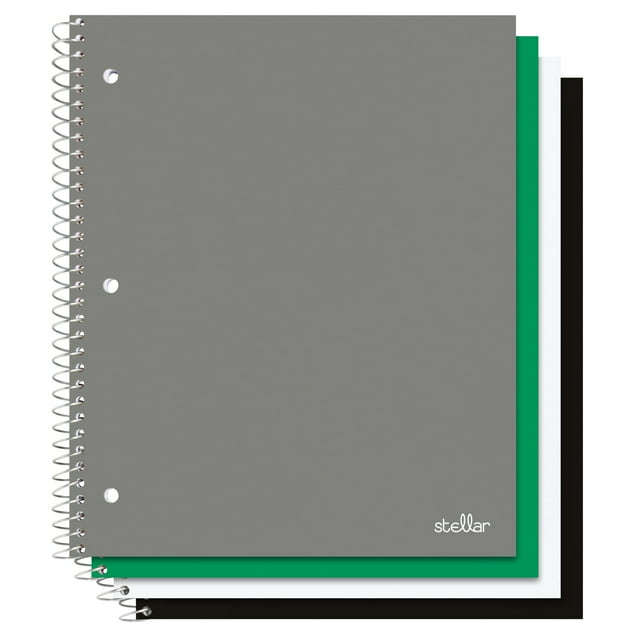 Office Depot¬Æ Stellar Poly Spiral Notebooks, 8"x101/2", Wide Ruled