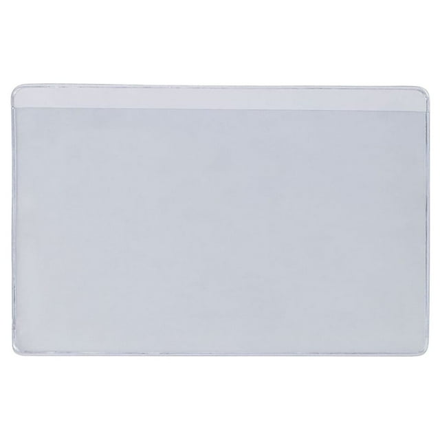 Office Depot® Brand SuperScan PressOn Vinyl Envelopes, Long Side Open