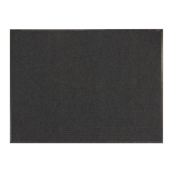 Office Depot Brand Tough Rib Floor Mat, 3' x 4', Charcoal