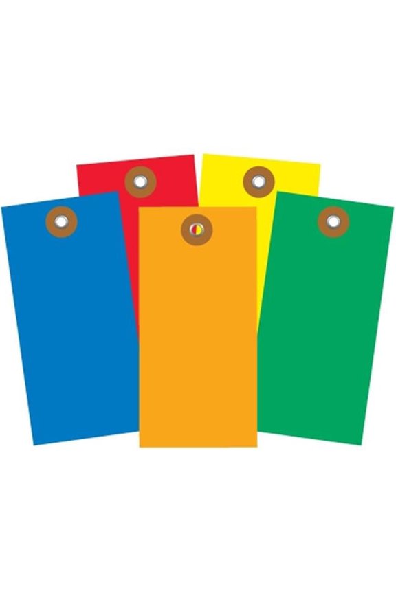 ® Brand Tyvek® Shipping Tags, 3 1/4" x 1 5/8", Red, Case Of 100