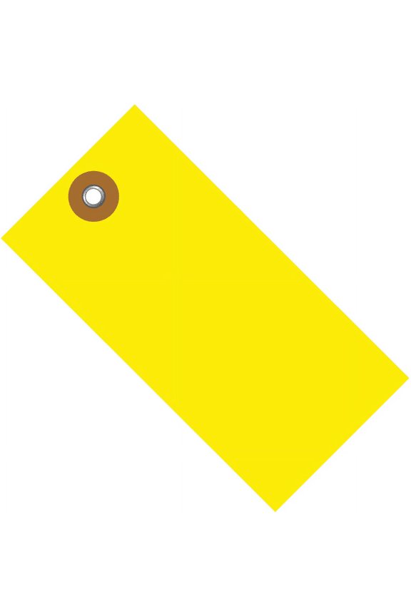 ® Brand Tyvek® Shipping Tags, 5 3/4" x 2 7/8", Yellow, Case Of 100