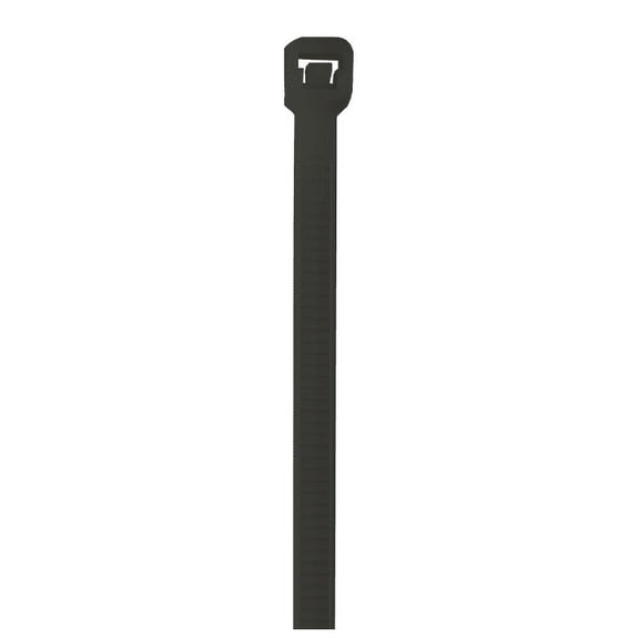 Office Depot® Brand UV Cable Ties, 40 Lb, 10", Black, Case Of 500