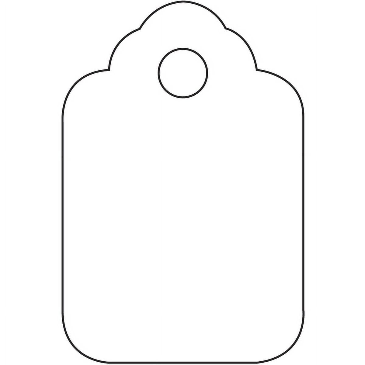 Office Depot® Brand Unstrung Merchandise Tags, 1 1/8" x 1 3/4", White, Case Of 1,000