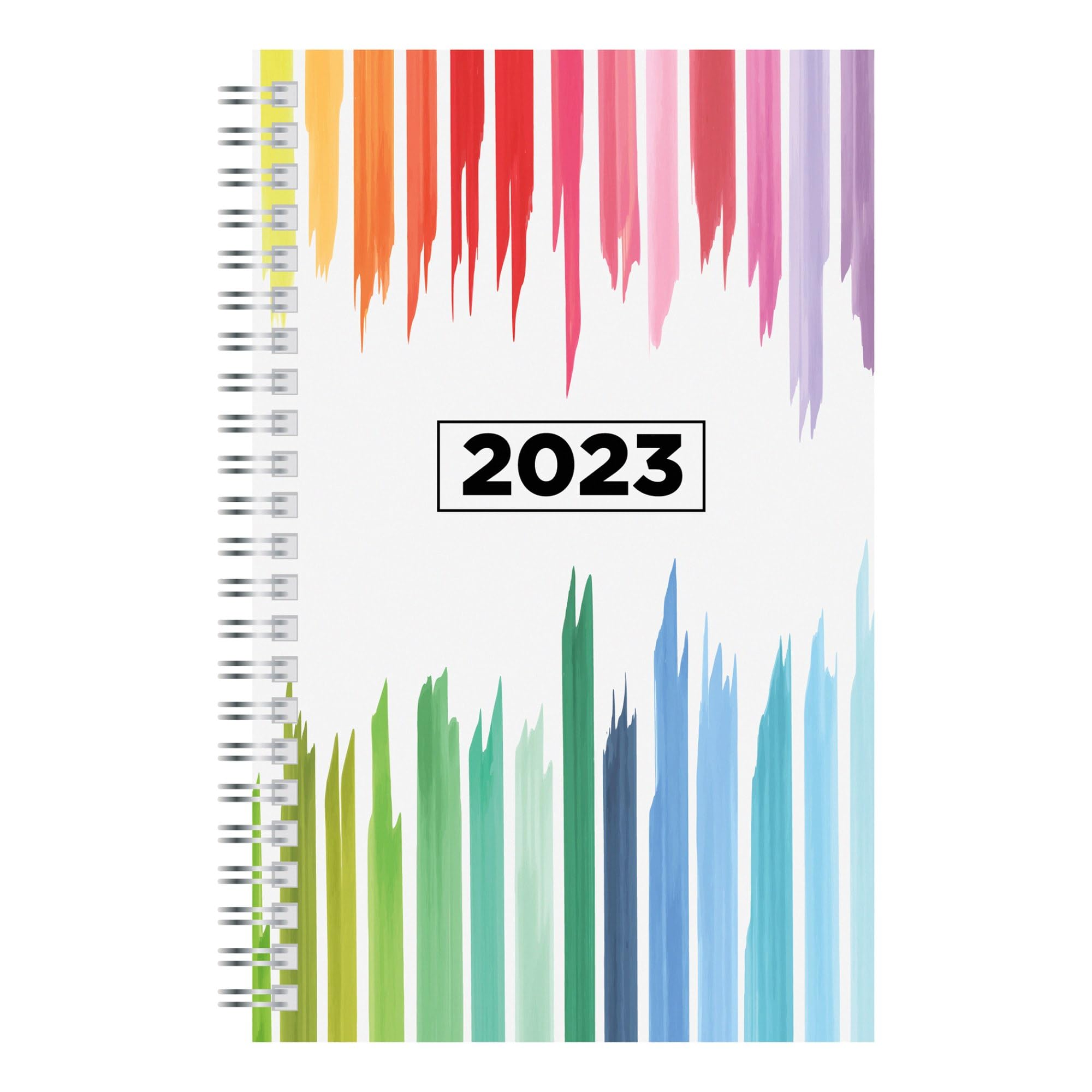 Office Depot Brand Weekly/Monthly Planner, 5" x 8", Color Wheel