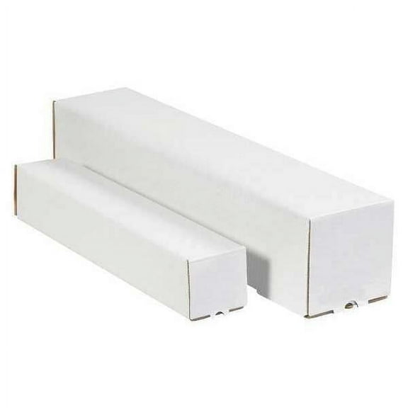Office DepotĀ® Brand White Square Mailing Tubes, 5" x 5" x 30", Pack Of 25