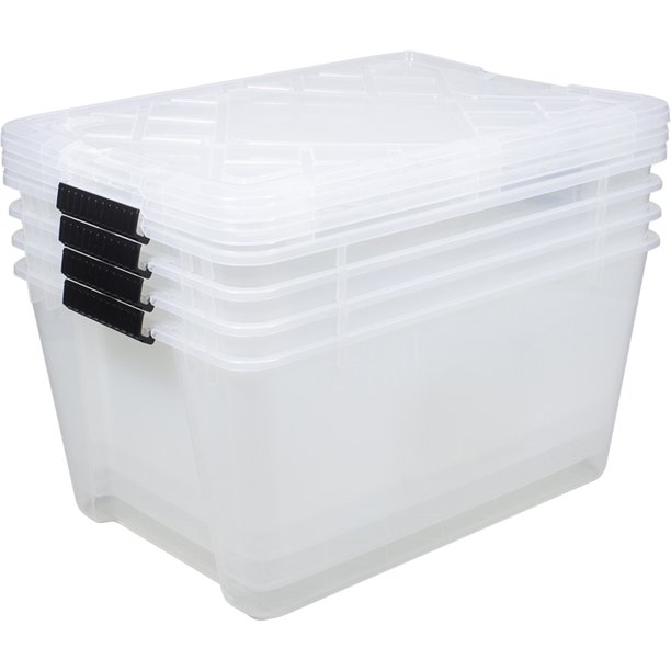 Office Depot® Brand by GreenMade® Instaview Bin with Locking Plastic