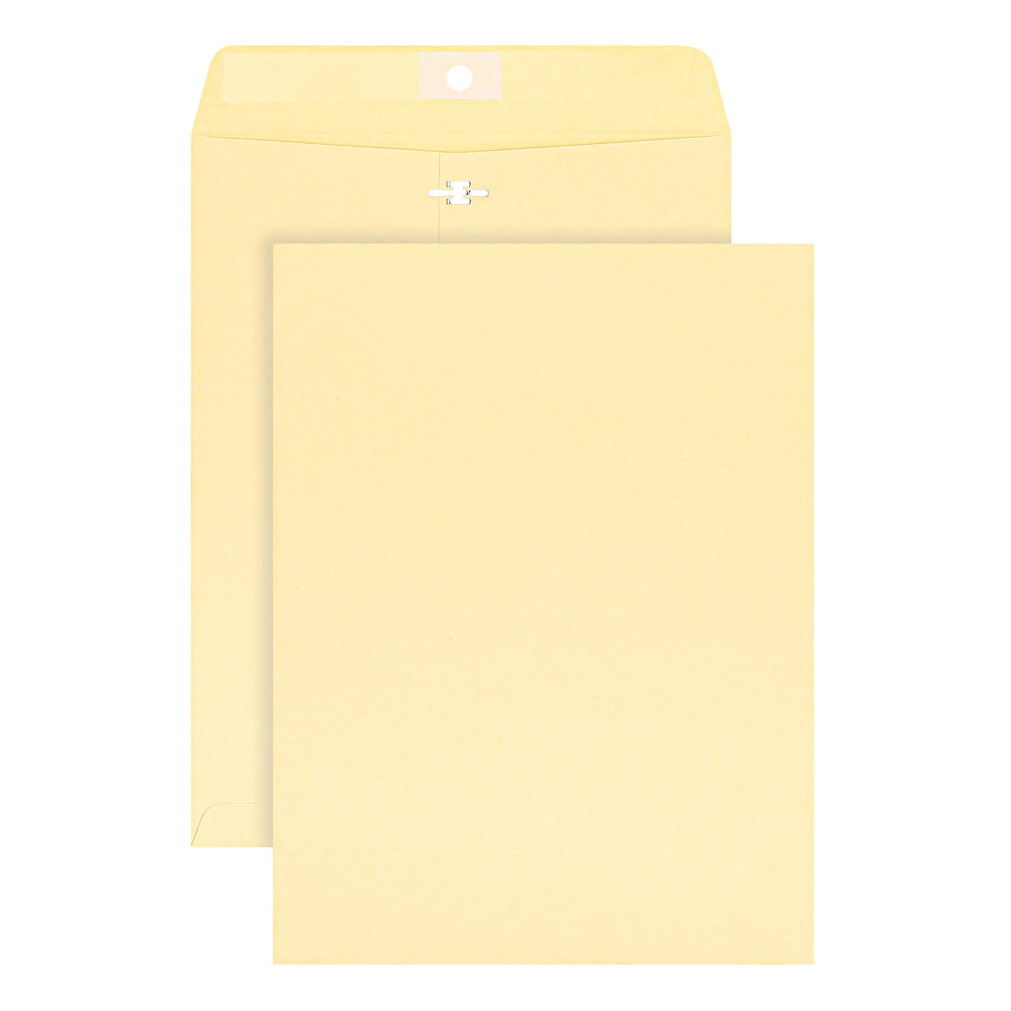 Office Depot Clasp Envelopes, 9in. x 12in., Manila, Box Of 100, 77490