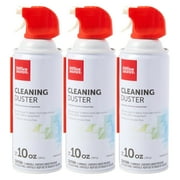 Office Depot Cleaning Duster, 10 Oz Compressed Canned Air for Electronics, Keyboard Cleaner for Computer, Laptop, PC, Printer, Office Equipment, Moisture-Free, Pack of 3