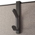 thumbnail image 1 of Office Depot Cubicle Coat Hook, 1 3/10in.H x 4 7/10in.W x 7 7/8in.D, 100% Recycled, Charcoal, 10449, 1 of 2