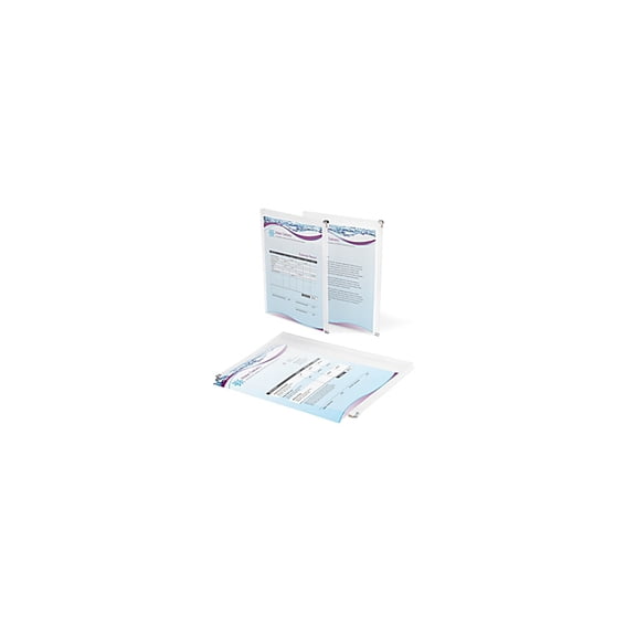 Office Depot - Envelope - Transparent Zipper Envelopes, Letter Size, 8 1/2 x 11 - Clear
