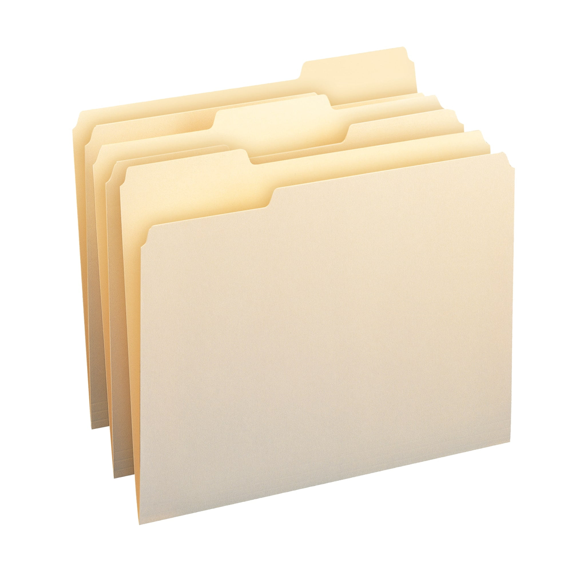 Office Depot File Folders, 1/3 Cut, Letter Size, Manila, Pack Of 250, 645927