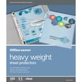 thumbnail image 1 of Office Depot Heavyweight Sheet Protectors, 8 1/2in. x 11in., Clear, Pack Of 100, OD491658, 1 of 2
