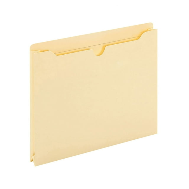 Office Depot Manila File Jackets, 1in. Expansion, 8 1/2in. x 11in., Box