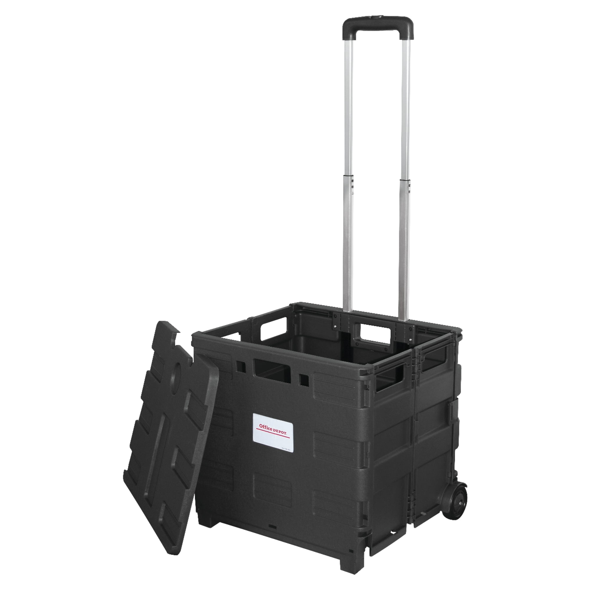 Office Depot Portable Mobile Folding Cart with Rolling Trolley Handle