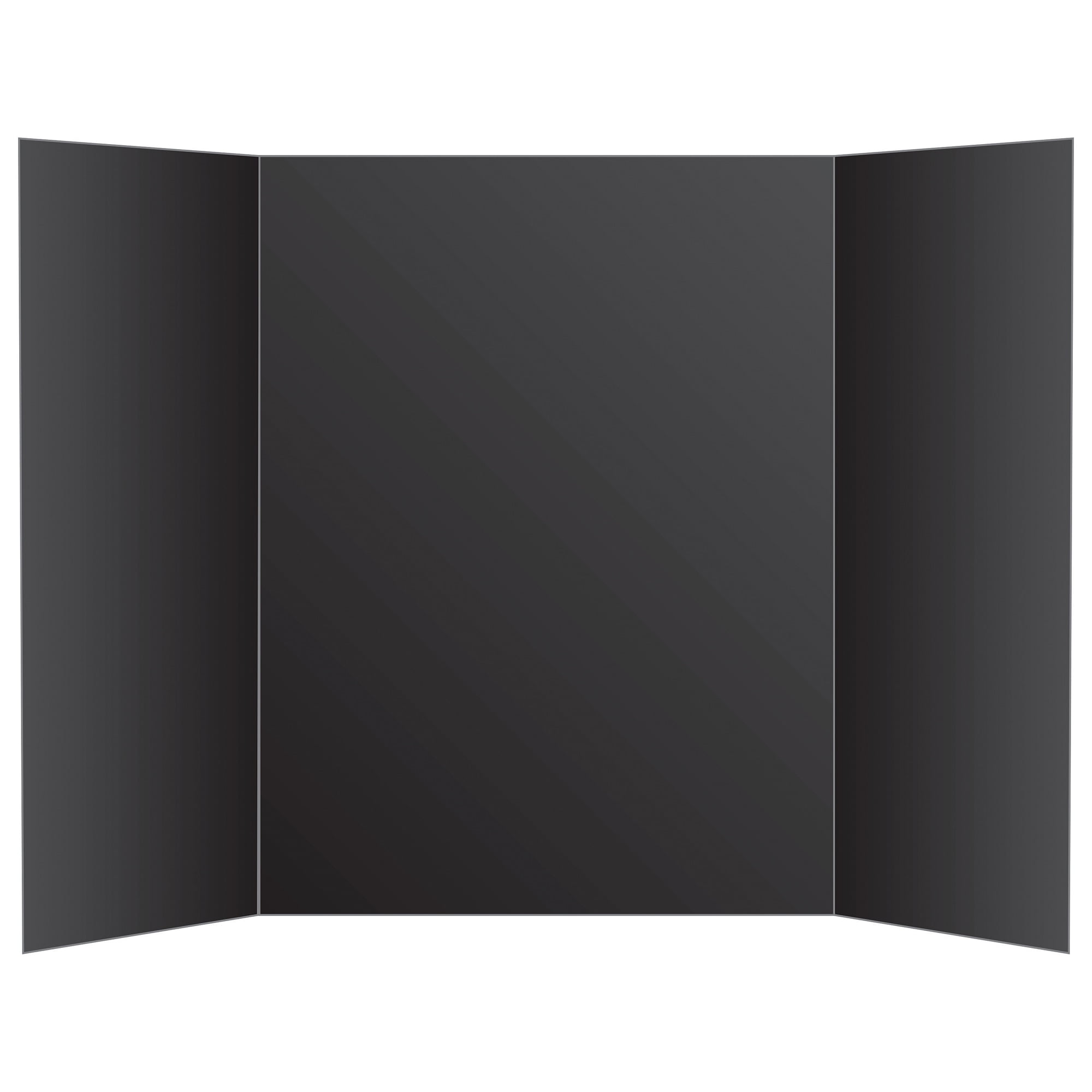 Office Depot TriFold Premium Foam Display Board, 36x48 inches, Black