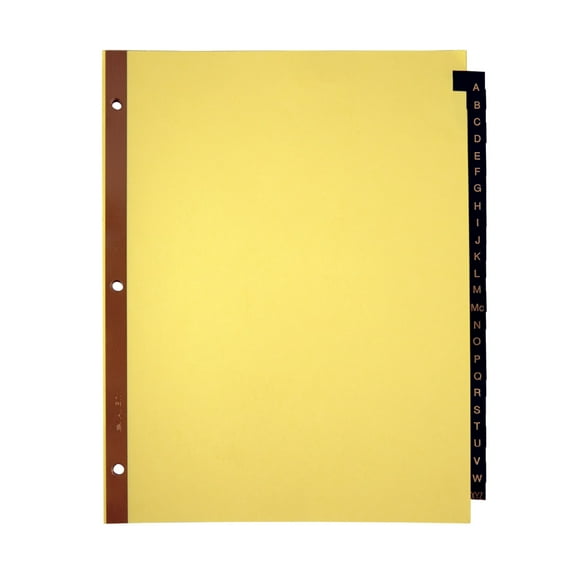 Alphabetical Index Dividers