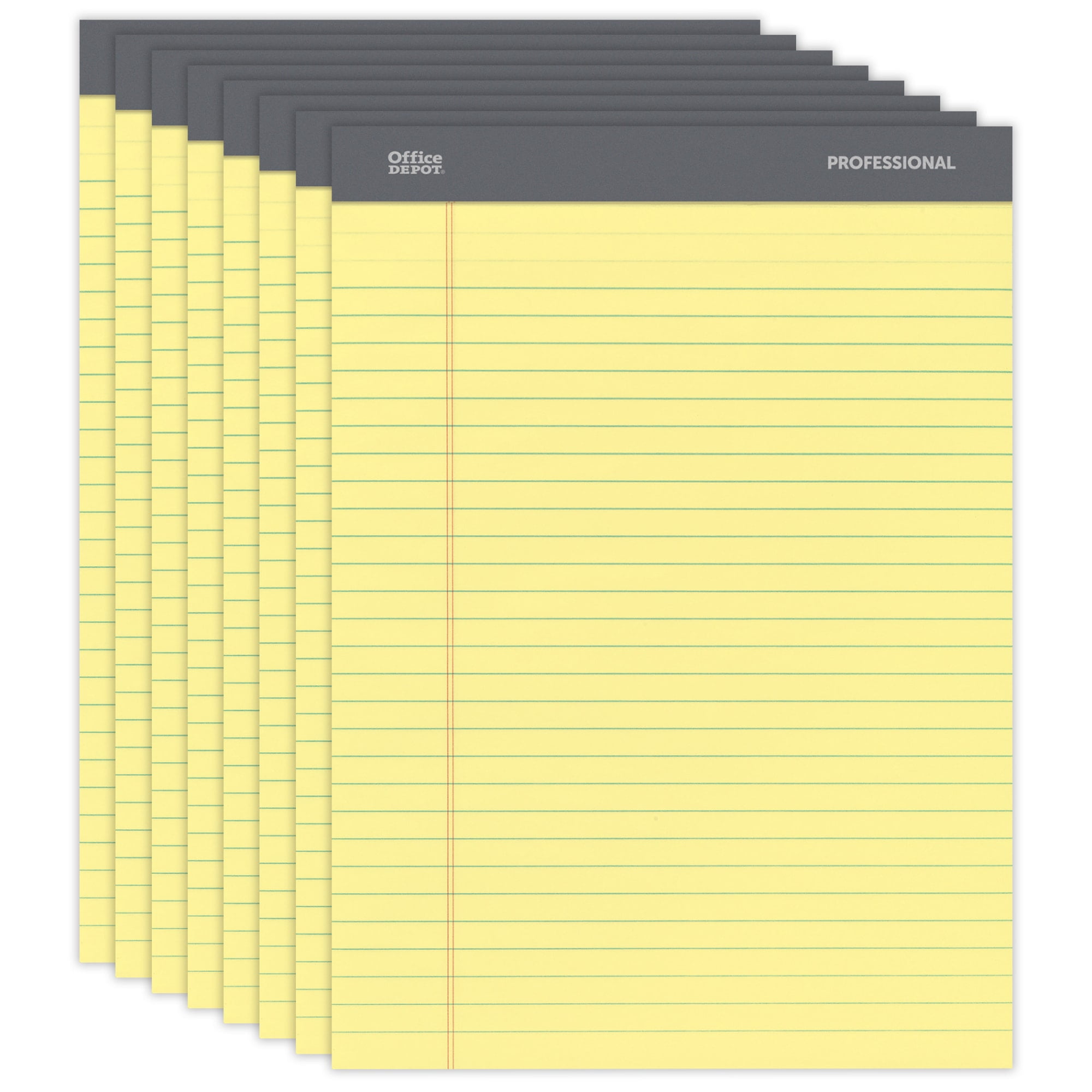 Does Office Depot Carry Legal Forms Office Depot Professional Legal Pads, 8.5x11.75in, Legal Ruled, 8 Pack
