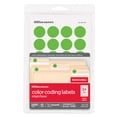 thumbnail image 1 of Office Depot Removable Round Color-Coding Labels, 3/4in. Diameter, Green Neon, Pack Of 1,008, OD98787, 1 of 6