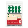 thumbnail image 1 of Office Depot Removable Round Color-Coding Labels, 3/4in. Diameter, Green, Pack Of 1,008, 3585401836, 1 of 2
