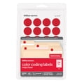 thumbnail image 1 of Office Depot Removable Round Color-Coding Labels, 3/4in. Diameter, Red, Pack Of 1,008, OD98786, 1 of 6