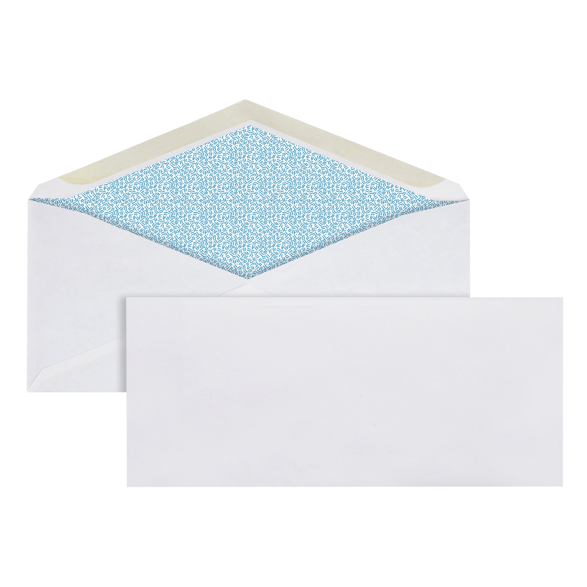 Office Depot Security Envelopes, 10 (4 1/8in. x 9 1/2in.), White, Box Of 500, 12012
