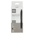 thumbnail image 1 of Office Depot Soft-Grip Retractable Ballpoint Pens, Medium Point, 1.0 mm, Black Barrel, Black Ink, Pack Of 12, 1 of 6