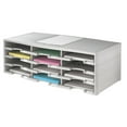thumbnail image 1 of Office Depot Stackable Plastic Literature Organizer, 12 Compartments, Gray, 40401, 1 of 2