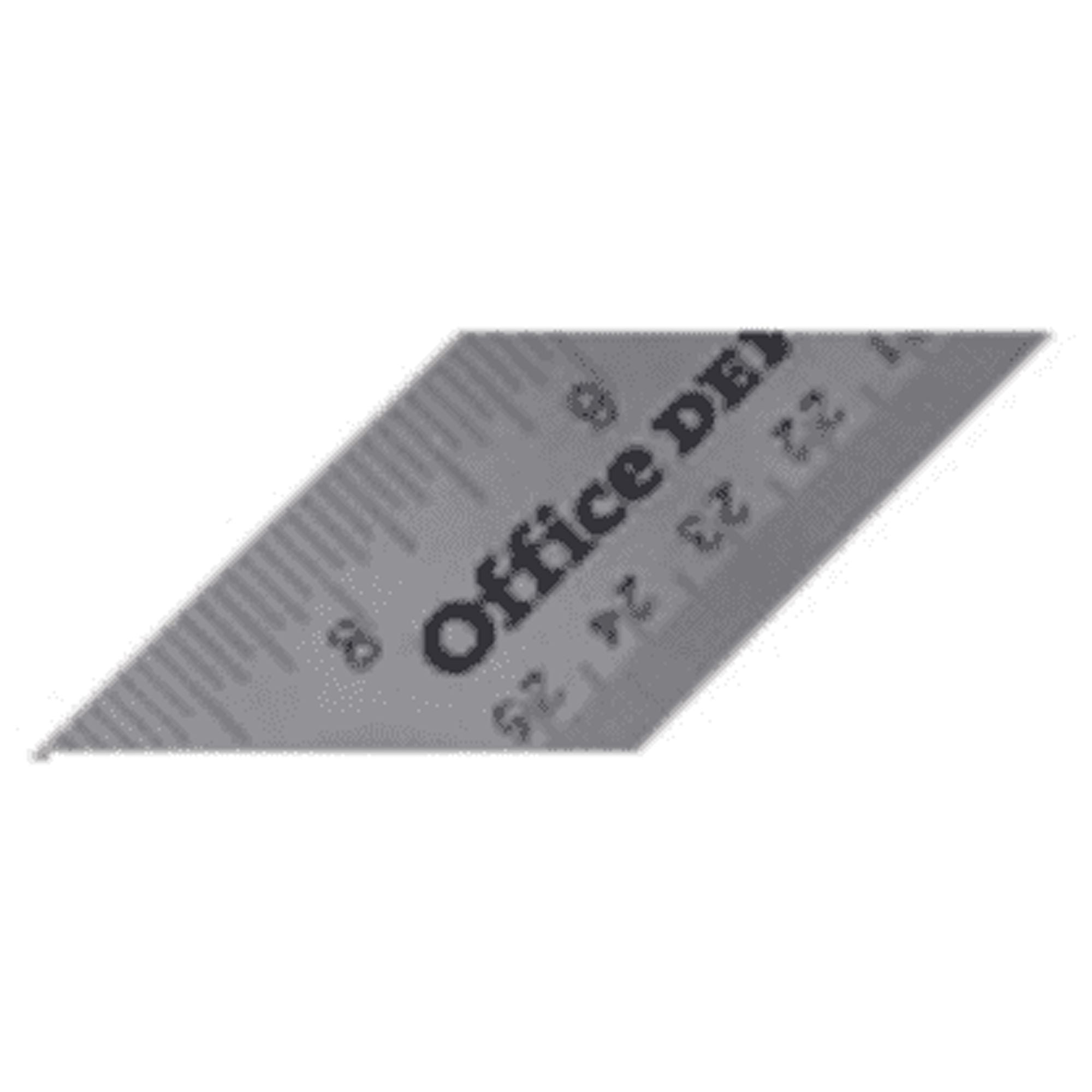 激安挑戦!! Stainless Depot Office Steel NB Silver, 18in., Ruler, 事務用品