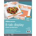 thumbnail image 1 of Office Depot Tabbed Sheet Protectors, 8-Tab, Assorted Colors, 534786, 1 of 2